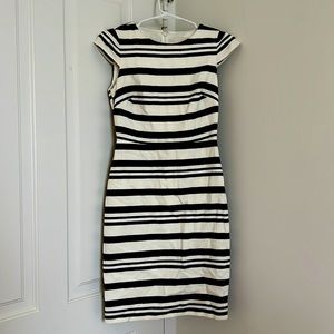 J crew dress blue white size 00